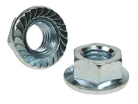 Picture of a DIN 6923 flange nut